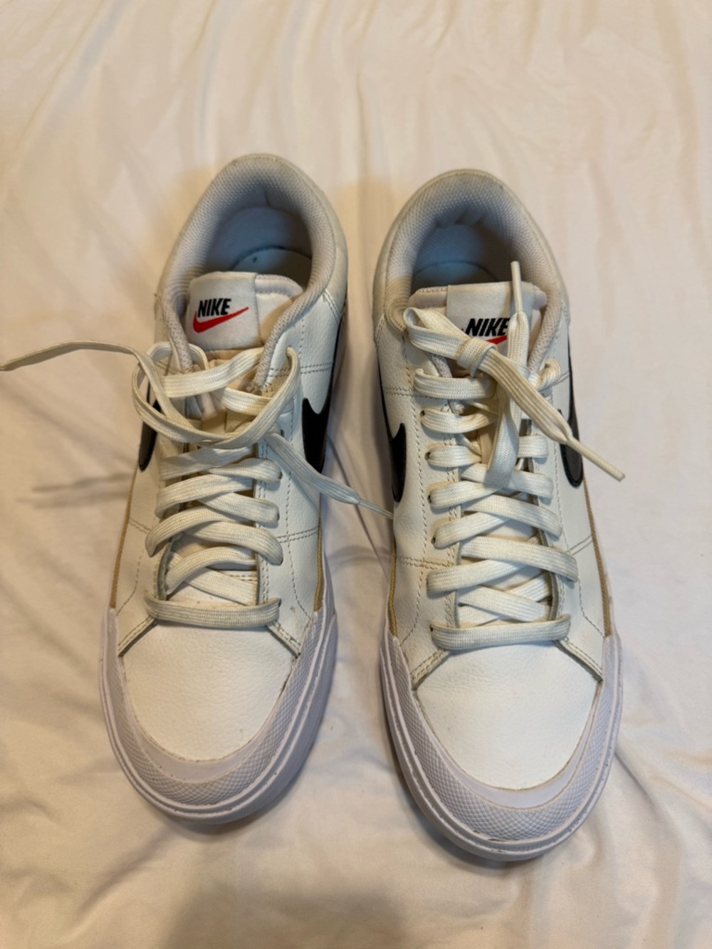 Nike Court Legacy Lift Low White Hemp 10/5 Womens